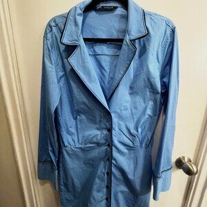 Zara Blue Mini Dress | Size M